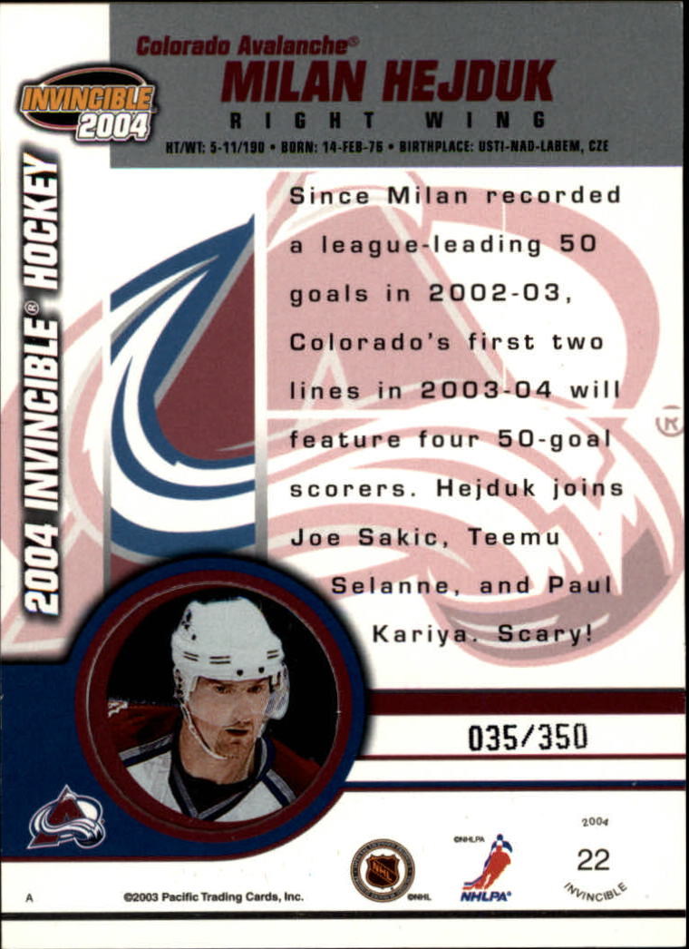 A8813- 2003-04 Pacific Invincible blau HK #S 1-125 -Sie wählen- 15+ KOSTENLOSER US-VERSAND - Bild 33 von 203