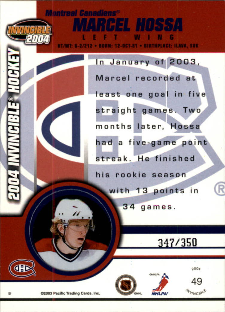 A8813- 2003-04 Pacific Invincible blau HK #S 1-125 -Sie wählen- 15+ KOSTENLOSER US-VERSAND - Bild 69 von 203