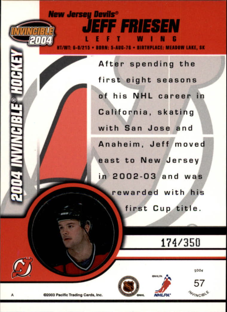 A8813- 2003-04 Pacific Invincible blau HK #S 1-125 -Sie wählen- 15+ KOSTENLOSER US-VERSAND - Bild 83 von 203