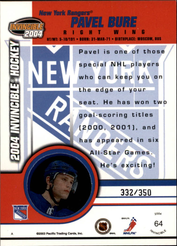 A8813- 2003-04 Pacific Invincible blau HK #S 1-125 -Sie wählen- 15+ KOSTENLOSER US-VERSAND - Bild 97 von 203