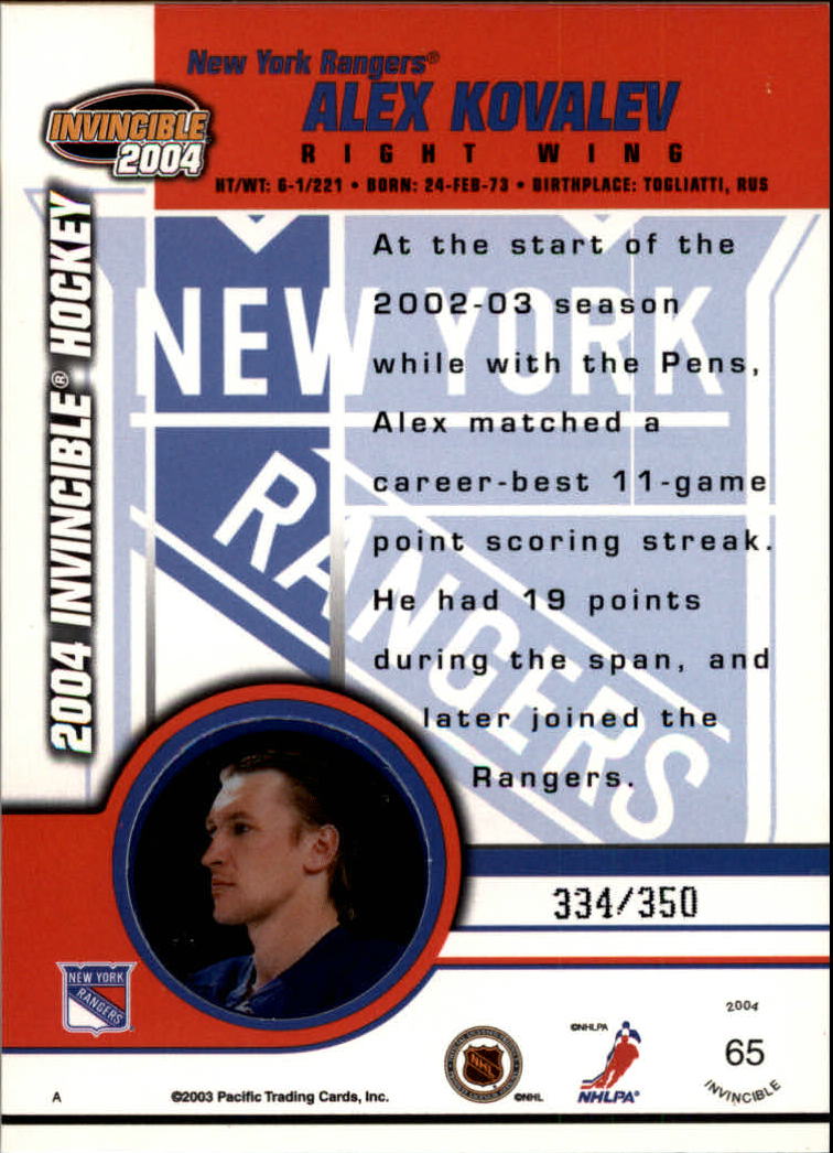 A8813- 2003-04 Pacific Invincible blau HK #S 1-125 -Sie wählen- 15+ KOSTENLOSER US-VERSAND - Bild 99 von 203