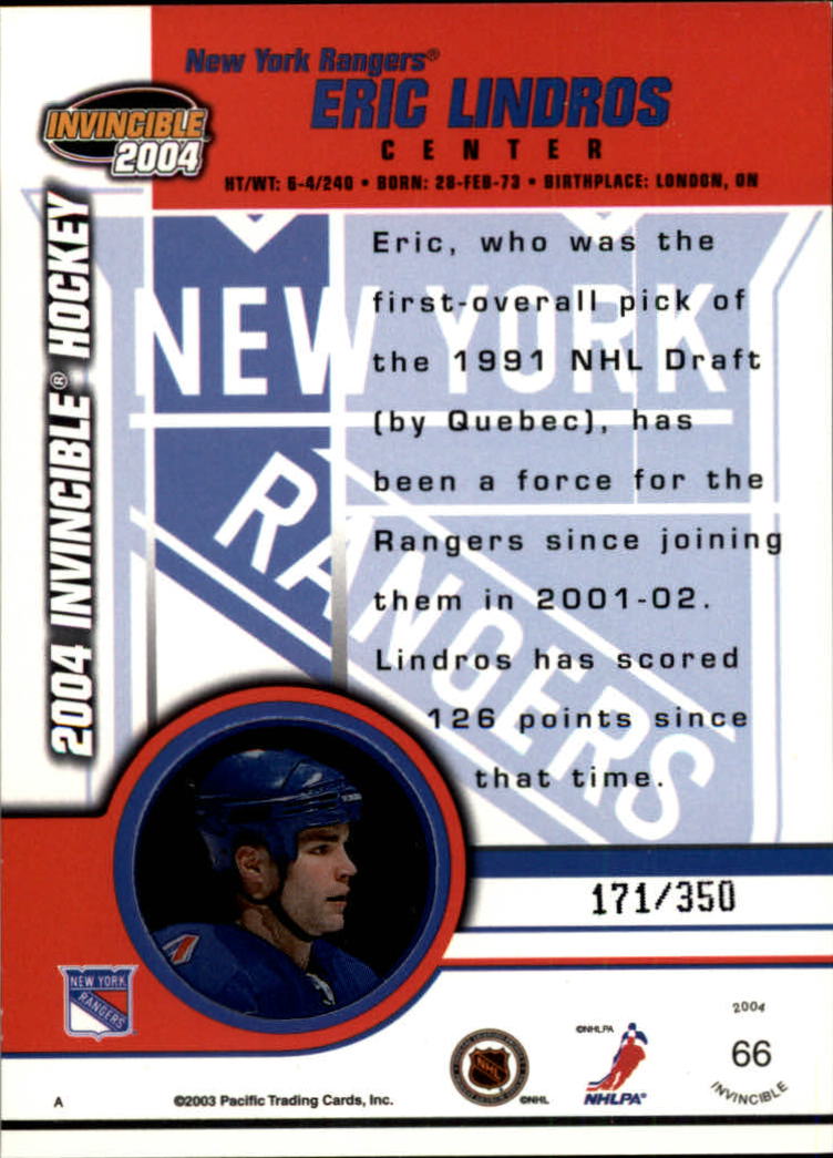 A8813- 2003-04 Pacific Invincible blau HK #S 1-125 -Sie wählen- 15+ KOSTENLOSER US-VERSAND - Bild 101 von 203