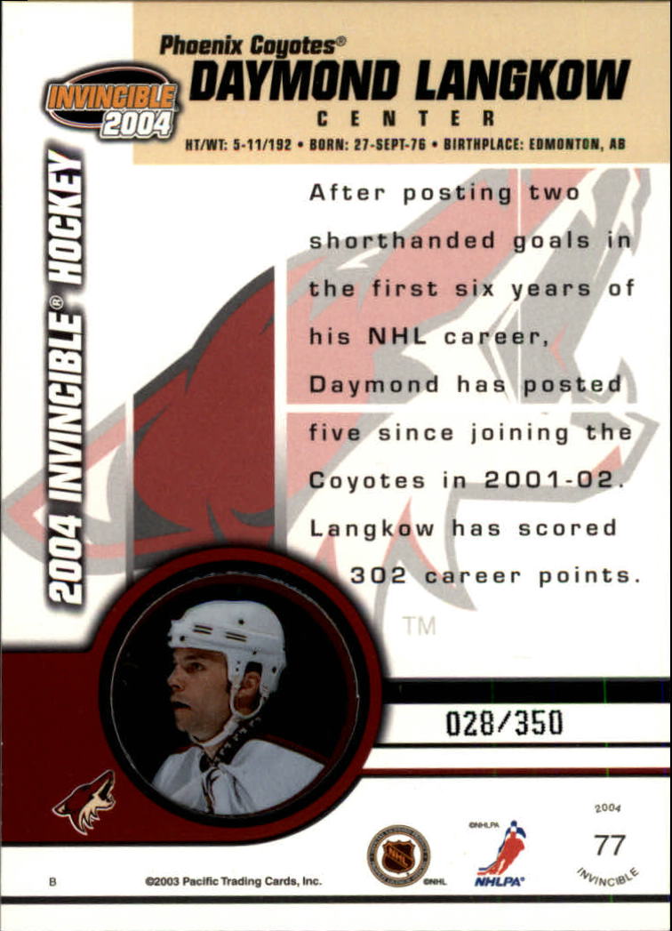 A8813- 2003-04 Pacific Invincible blau HK #S 1-125 -Sie wählen- 15+ KOSTENLOSER US-VERSAND - Bild 121 von 203