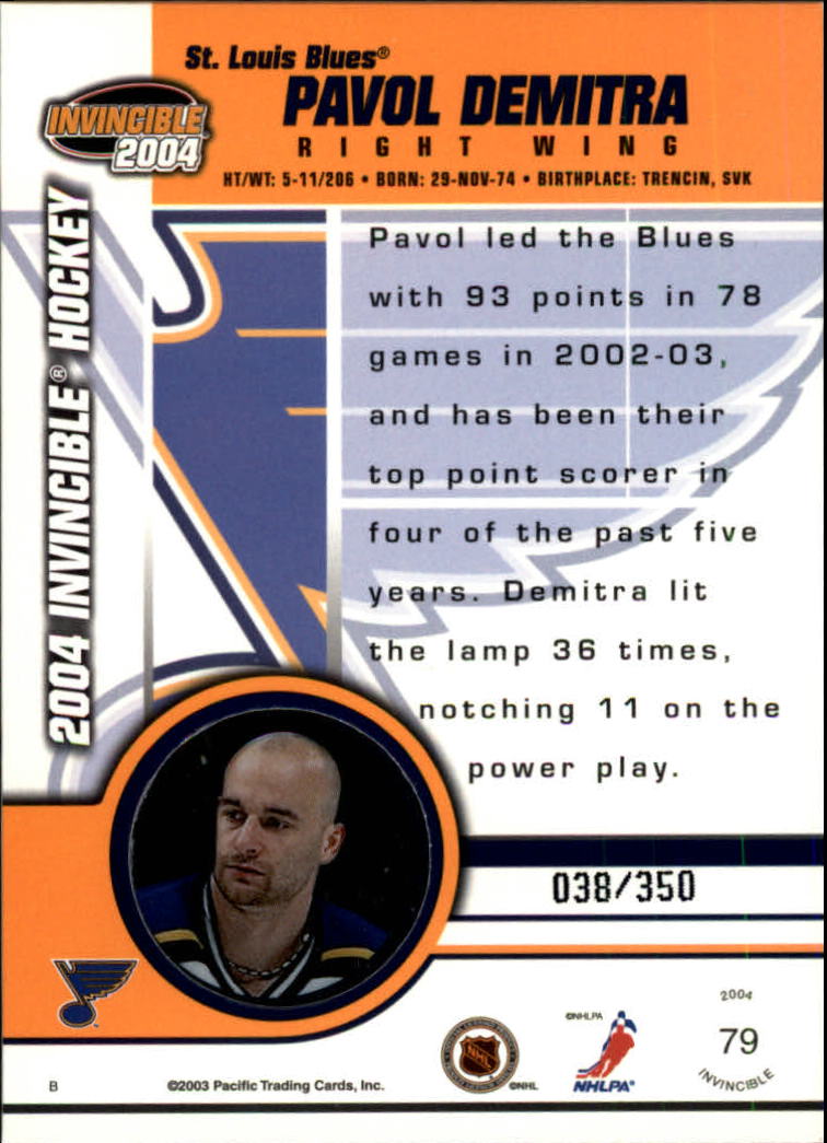 A8813- 2003-04 Pacific Invincible blau HK #S 1-125 -Sie wählen- 15+ KOSTENLOSER US-VERSAND - Bild 123 von 203