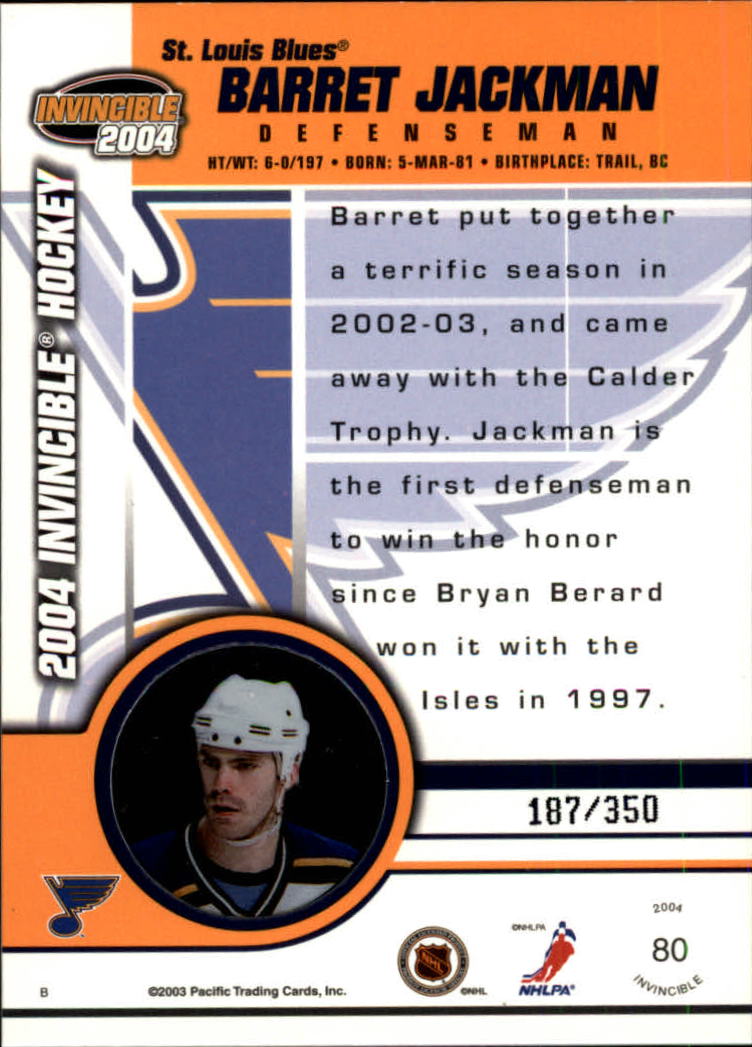 A8813- 2003-04 Pacific Invincible blau HK #S 1-125 -Sie wählen- 15+ KOSTENLOSER US-VERSAND - Bild 125 von 203