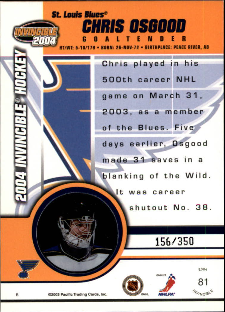 A8813- 2003-04 Pacific Invincible blau HK #S 1-125 -Sie wählen- 15+ KOSTENLOSER US-VERSAND - Bild 127 von 203