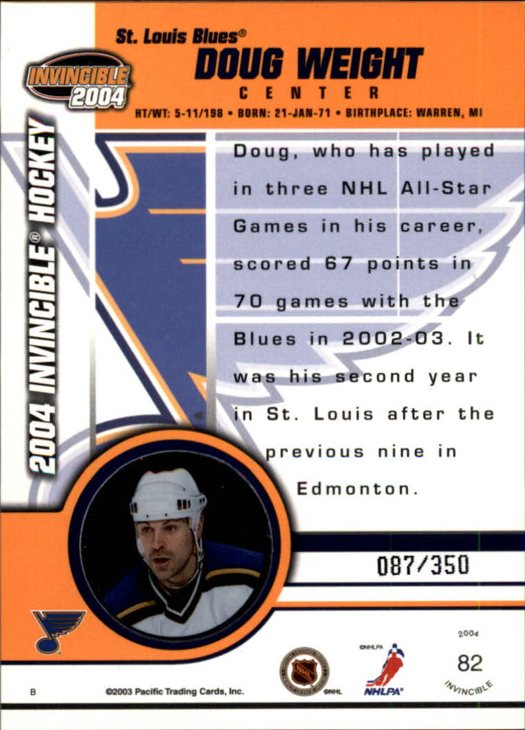 A8813- 2003-04 Pacific Invincible blau HK #S 1-125 -Sie wählen- 15+ KOSTENLOSER US-VERSAND - Bild 129 von 203