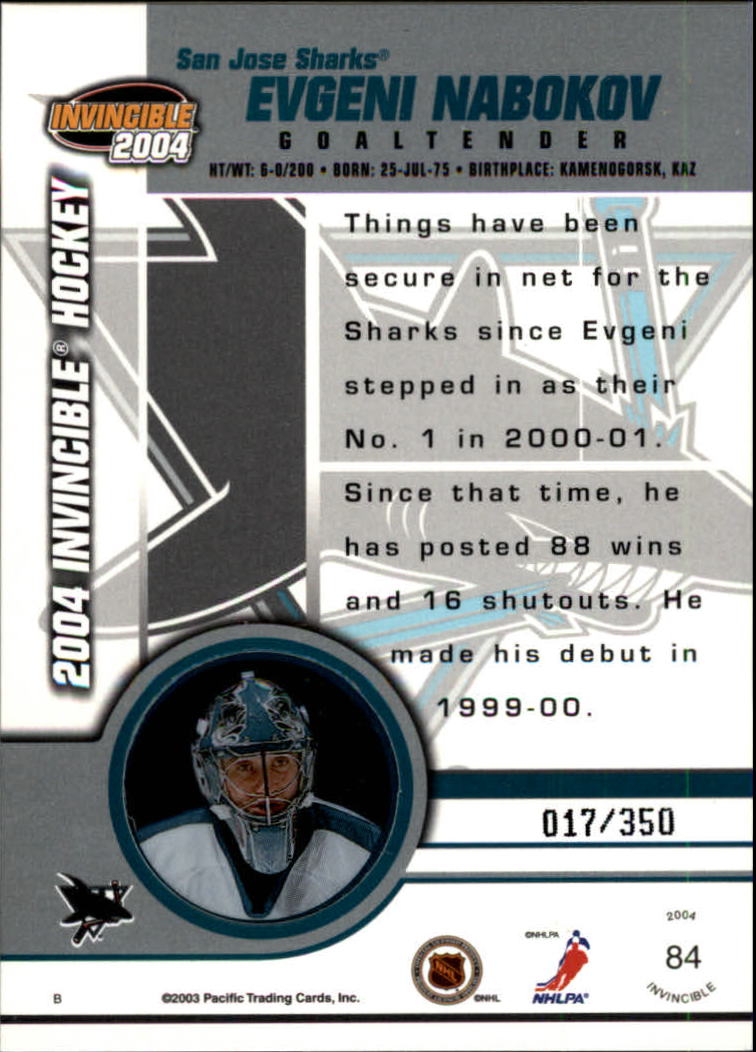 A8813- 2003-04 Pacific Invincible blau HK #S 1-125 -Sie wählen- 15+ KOSTENLOSER US-VERSAND - Bild 133 von 203