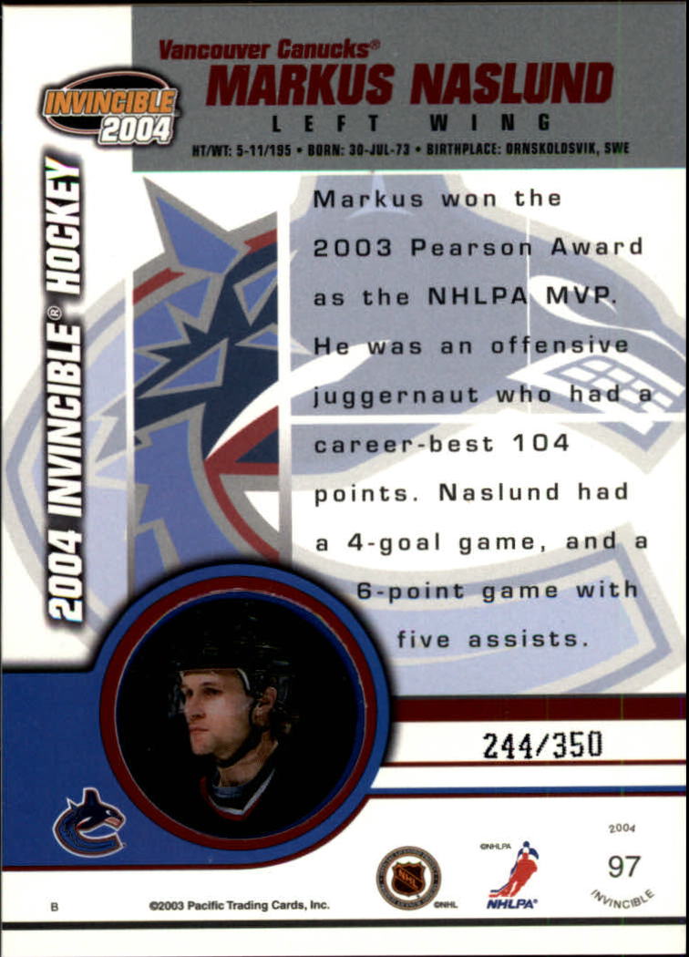 A8813- 2003-04 Pacific Invincible blau HK #S 1-125 -Sie wählen- 15+ KOSTENLOSER US-VERSAND - Bild 155 von 203