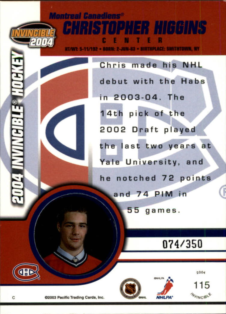 A8813- 2003-04 Pacific Invincible blau HK #S 1-125 -Sie wählen- 15+ KOSTENLOSER US-VERSAND - Bild 187 von 203