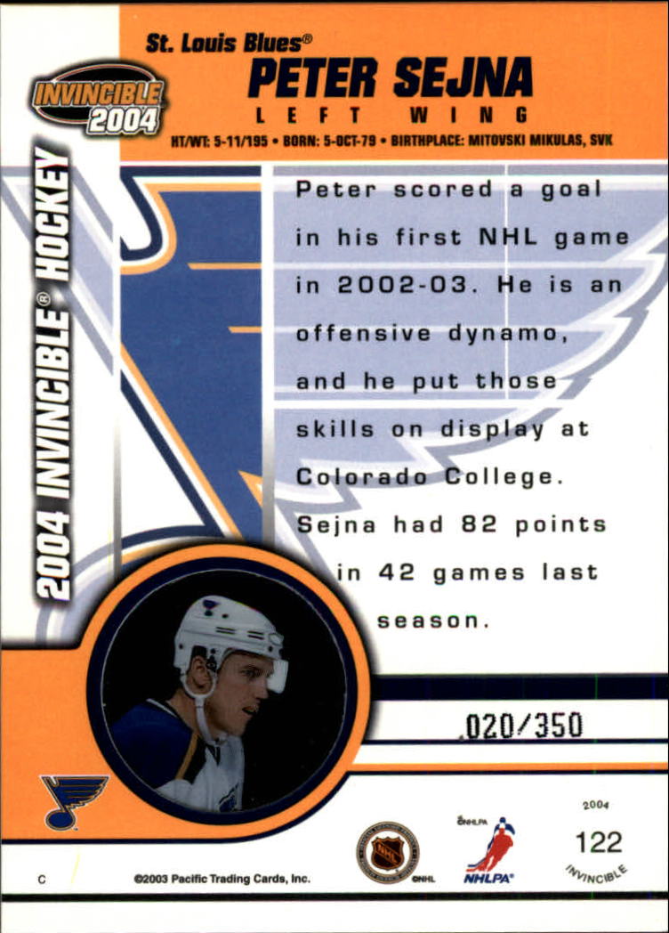 A8813- 2003-04 Pacific Invincible blau HK #S 1-125 -Sie wählen- 15+ KOSTENLOSER US-VERSAND - Bild 197 von 203