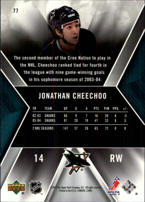 2005-06 SPx - #7 Joe Thornton