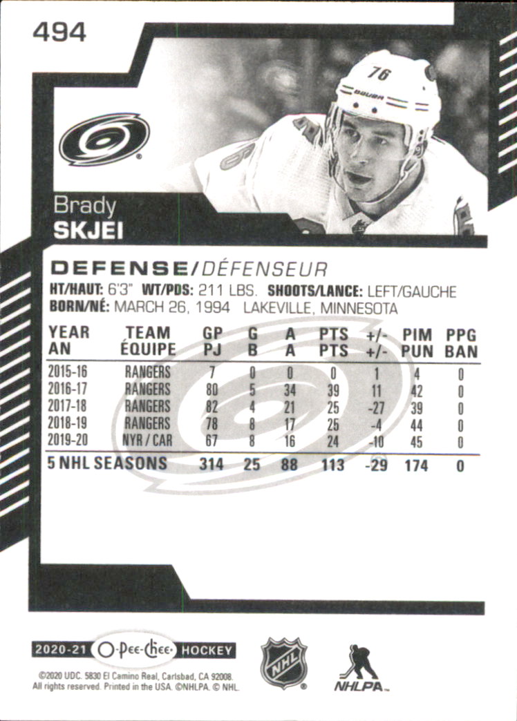 B0013- 2020-21 O-Pee-Chee Hockey Card #s 251-500 -You Pick- 15+ FREE US SHIP