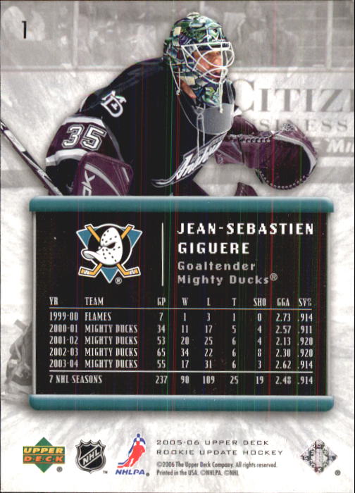 2005-06 Upper Deck Rookie Update Hockey Card Pick - Picture 3 of 215