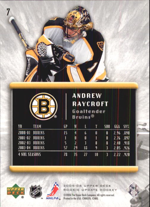 2005-06 Upper Deck Rookie Update Hockey Card Pick - Picture 15 of 215
