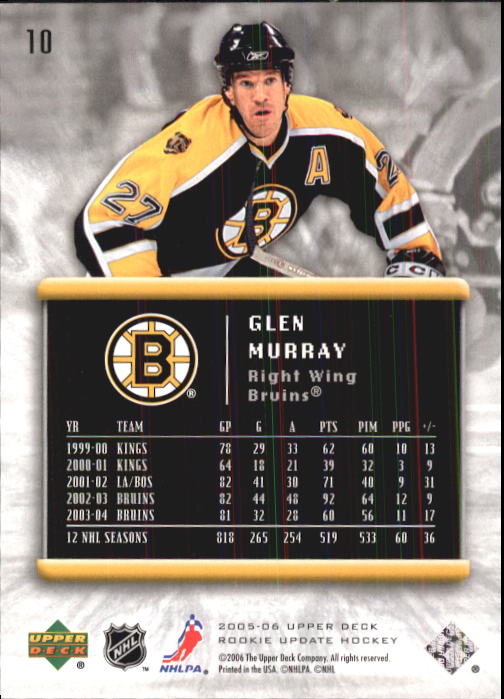 2005-06 Upper Deck Rookie Update Hockey Card Pick - Picture 19 of 215
