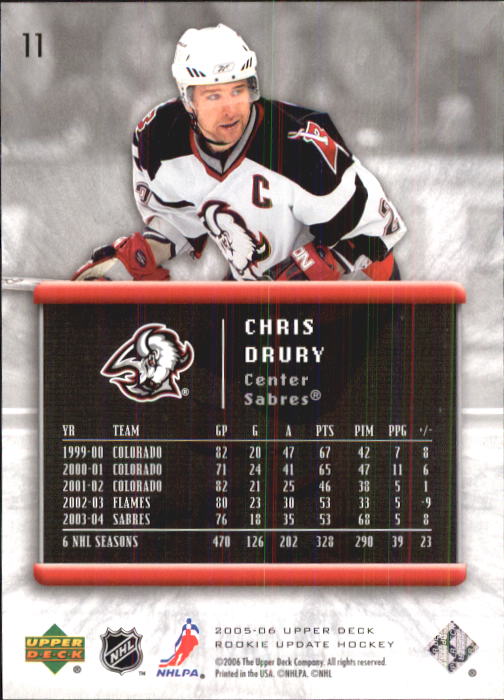 2005-06 Upper Deck Rookie Update Hockey Card Pick - Picture 21 of 215