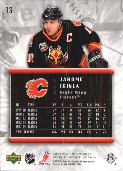2005-06 Upper Deck Rookie Update Hockey Card Pick - Picture 25 of 215