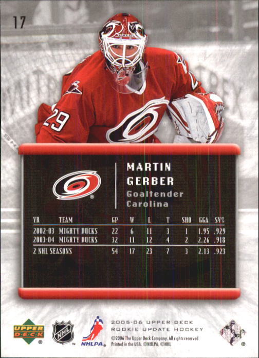 2005-06 Upper Deck Rookie Update Hockey Card Pick - Picture 33 of 215