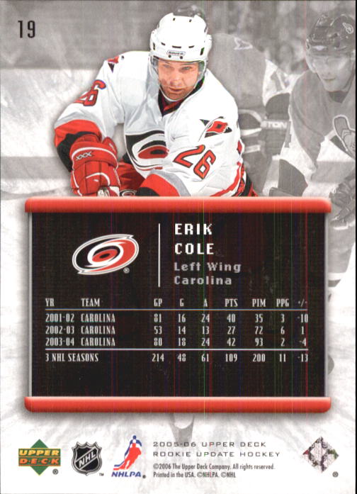 2005-06 Upper Deck Rookie Update Hockey Card Pick - Picture 37 of 215