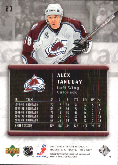 2005-06 Upper Deck Rookie Update Hockey Card Pick - Picture 45 of 215
