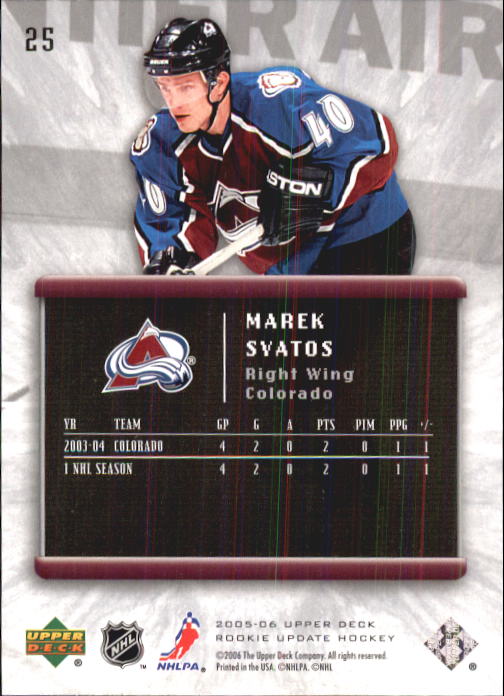 2005-06 Upper Deck Rookie Update Hockey Card Pick - Picture 49 of 215