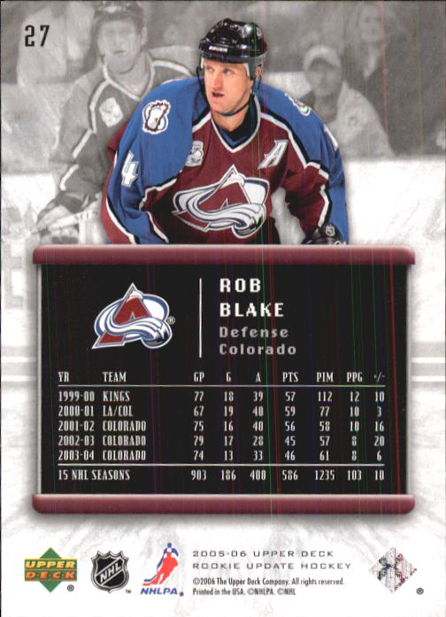 2005-06 Upper Deck Rookie Update Hockey Card Pick - Picture 53 of 215