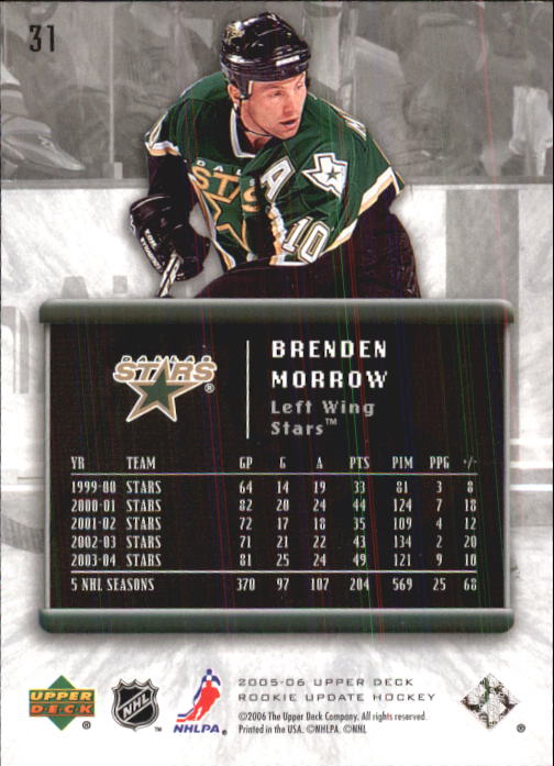 2005-06 Upper Deck Rookie Update Hockey Card Pick - Picture 61 of 215