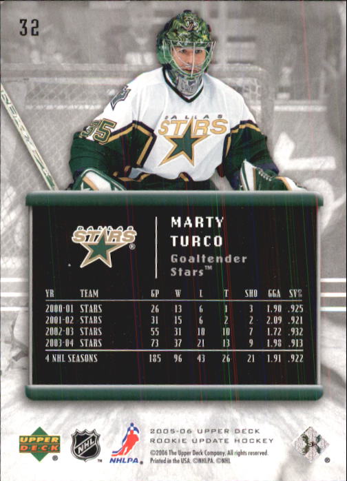 2005-06 Upper Deck Rookie Update Hockey Card Pick - Picture 63 of 215