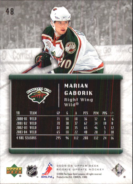 2005-06 Upper Deck Rookie Update Hockey Card Pick - Picture 91 of 215