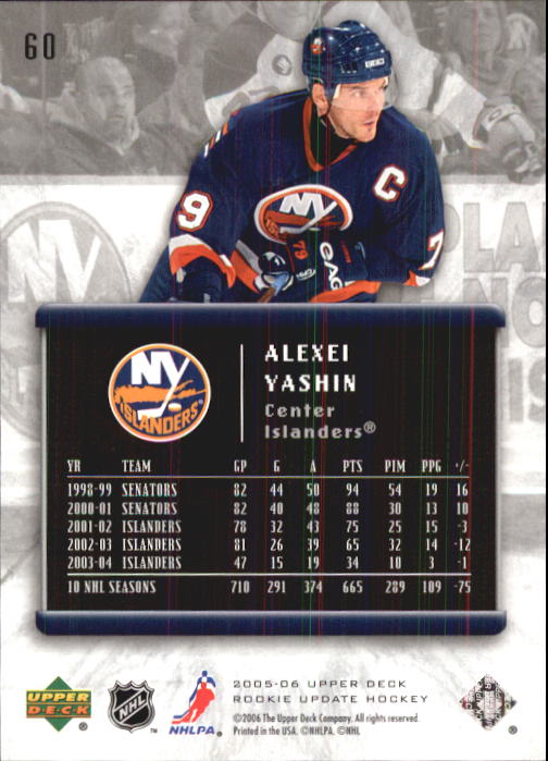 2005-06 Upper Deck Rookie Update Hockey Card Pick - Picture 115 of 215
