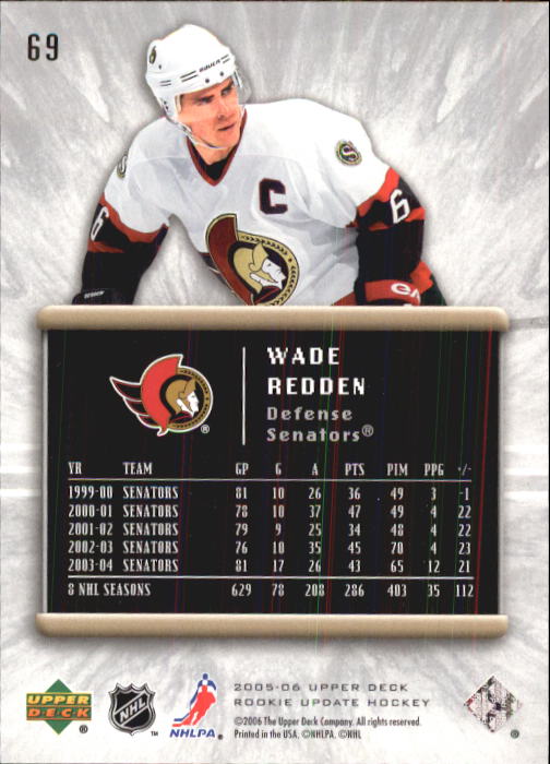 2005-06 Upper Deck Rookie Update Hockey Card Pick - Picture 133 of 215