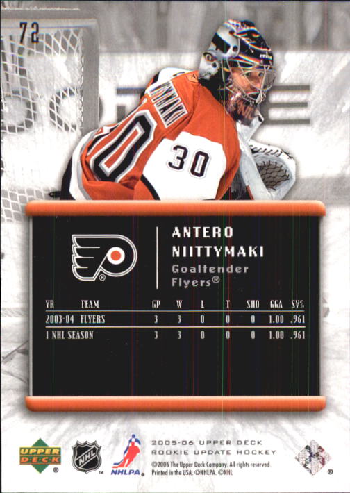 2005-06 Upper Deck Rookie Update Hockey Card Pick - Picture 139 of 215