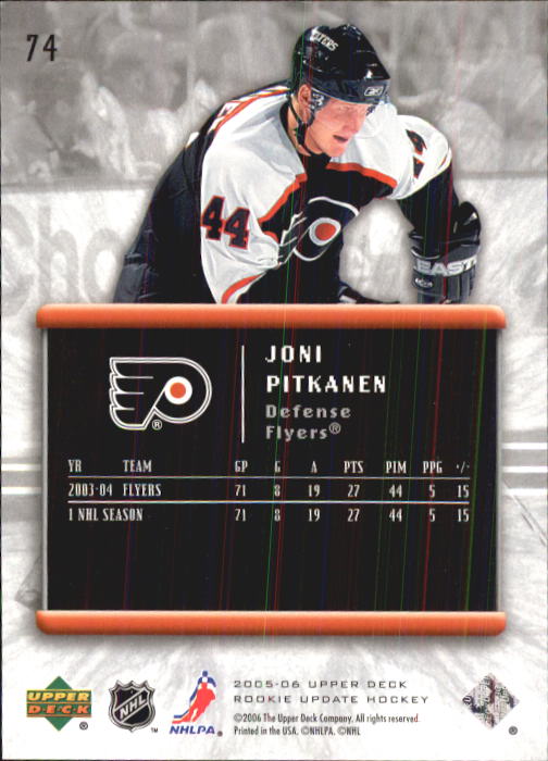 2005-06 Upper Deck Rookie Update Hockey Card Pick - Picture 143 of 215
