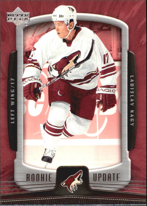 2005-06 Upper Deck Rookie Update Hockey Card Pick - Picture 148 of 215