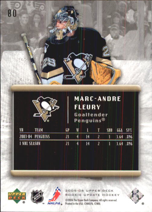 2005-06 Upper Deck Rookie Update Hockey Card Pick - Picture 153 of 215