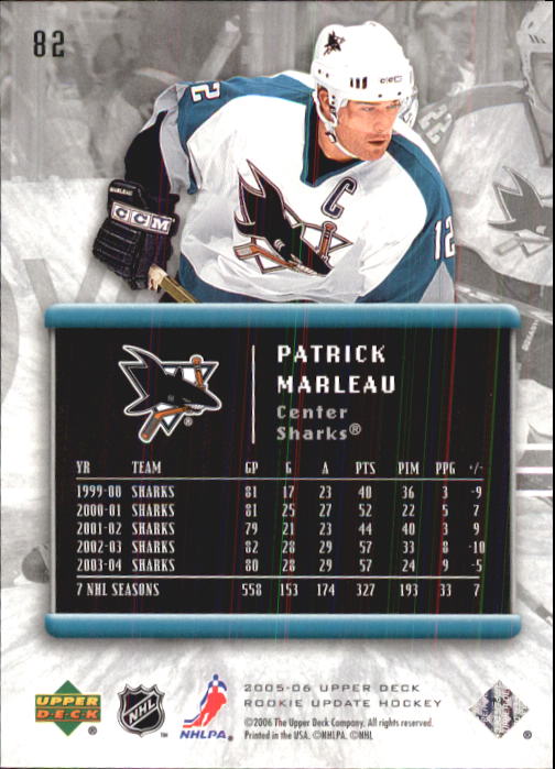 2005-06 Upper Deck Rookie Update Hockey Card Pick - Picture 157 of 215