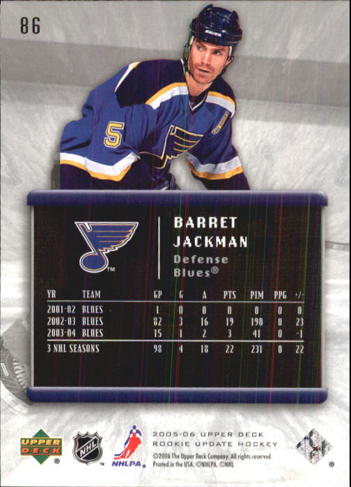 2005-06 Upper Deck Rookie Update Hockey Card Pick - Picture 165 of 215