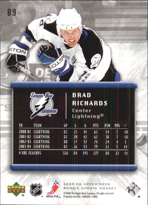 2005-06 Upper Deck Rookie Update Hockey Card Pick - Picture 171 of 215
