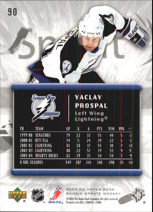2005-06 Upper Deck Rookie Update Hockey Card Pick - Picture 173 of 215