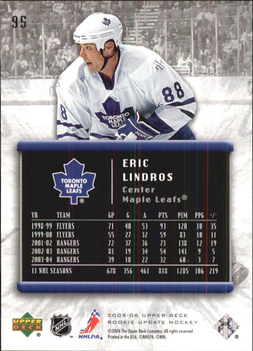 2005-06 Upper Deck Rookie Update Hockey Card Pick - Picture 183 of 215