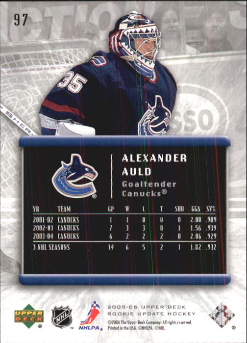 2005-06 Upper Deck Rookie Update Hockey Card Pick - Picture 187 of 215