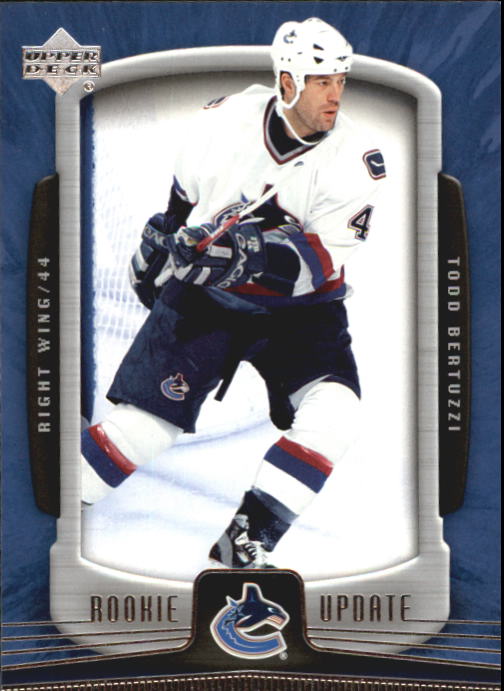 2005-06 Upper Deck Rookie Update Hockey Card Pick - Picture 188 of 215