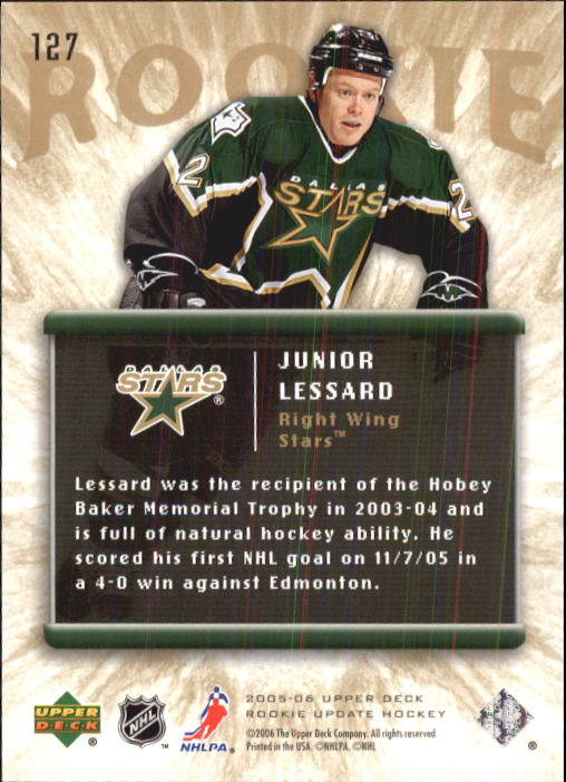 2005-06 Upper Deck Rookie Update Hockey Card Pick - Picture 199 of 215