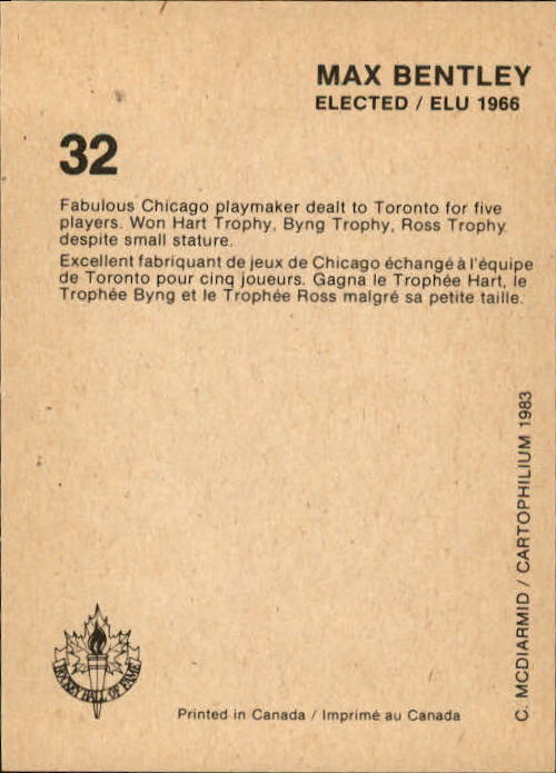 10+ FREE SHIP Details about / 1983 Hall of Fame Hockey Card #s 1-240 - You Pick A5500