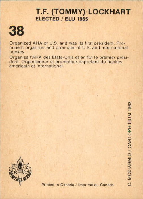 10+ FREE SHIP Details about / 1983 Hall of Fame Hockey Card #s 1-240 - You Pick A5500
