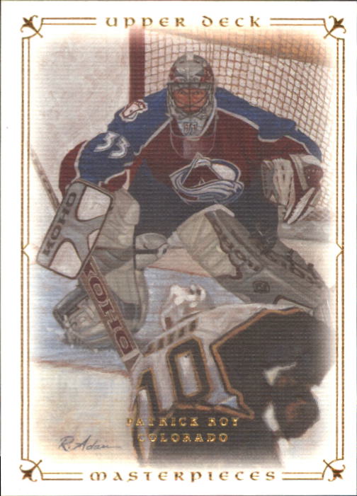 2008-09 UD Masterpieces Hockey Card Pick