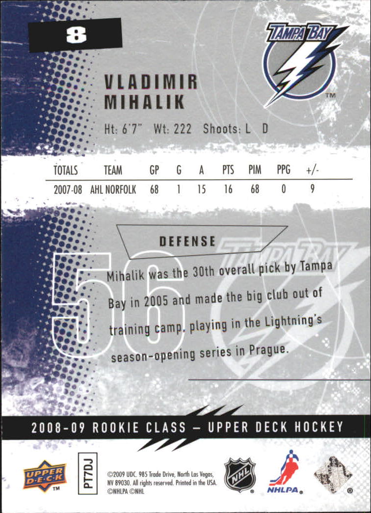 2008-09 Upper Deck Rookie Class Hockey Card Pick - Picture 9 of 77