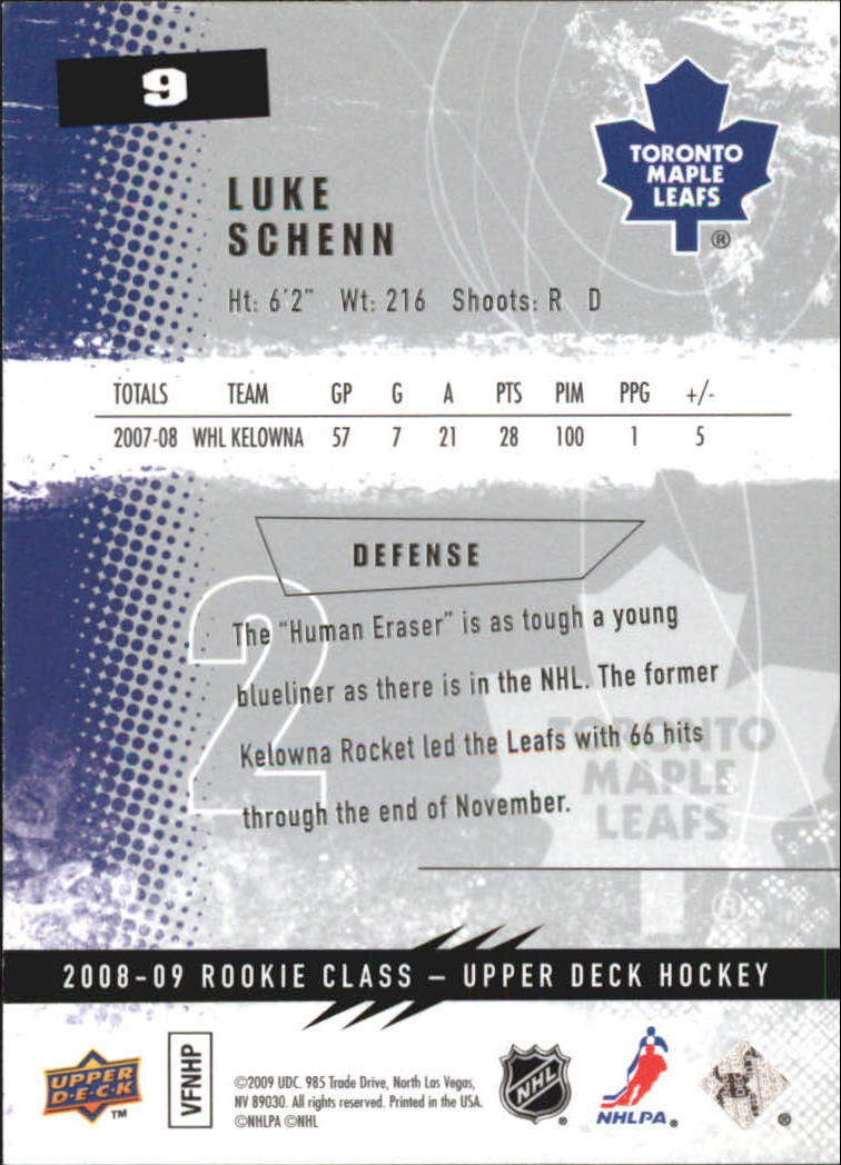 2008-09 Upper Deck Rookie Class Hockey Card Pick - Picture 11 of 77