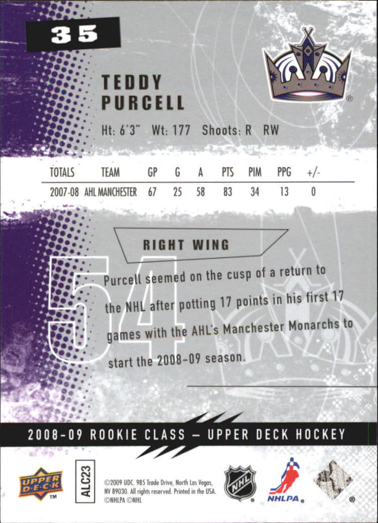 2008-09 Upper Deck Rookie Class Hockey Card Pick - Picture 51 of 77